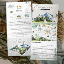 Recherche de montagne rocheuse invitations Aquarelle