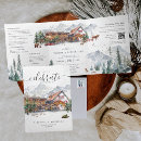 Recherche de ski mariage invitations Aquarelle