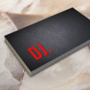 Zoek naar dark red visitekaartjes Minimalistisch