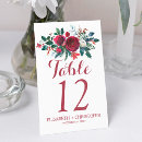 Recherche de hiver mariage table cartes Floral
