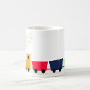 Recherche de train bleu tasses Coloré