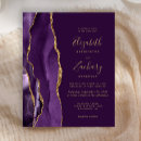 Recherche de amethyst geode invitations Élégant