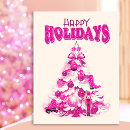 Zoek naar grappige kerstboom briefkaarten Retro