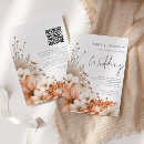 Recherche de motif floral invitations Moderne