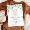 Recherche de éléphant de garçon invitations Floral