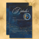 Recherche de croix cosmique cartes invitations Ciel de minuit