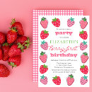 Recherche de fraises invitations Girl