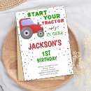 Zoek naar tractor birthday uitnodigingen For kids
