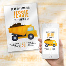 Recherche de camion de chantier invitations Orange