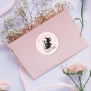 Recherche de lapin noir autocollants Vintage