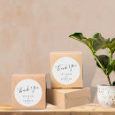 Recherche de thank you mariage autocollants Simple