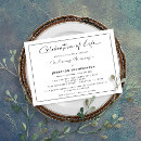 Recherche de de la vie invitations Script