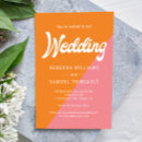 Recherche de rose et orange invitations Amusant