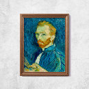Zoek naar van gogh portret posters Blauw