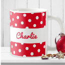 Recherche de points rouges tasses Pour elle