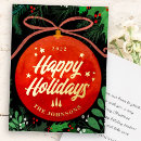 Recherche de boules noël cartes Vacances heureuses
