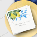 Zoek naar citroen servetten Blauw en geel