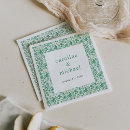 Recherche de vintage mariage serviettes Verdure