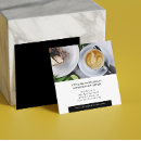 Recherche de café noir cartes visite Noir et blanc