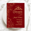 Recherche de princess quinceanera invitations Élégant