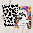 Recherche de moo invitations Impression de vache