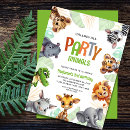 Recherche de rhinocéros invitations Pour enfants