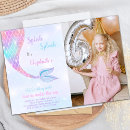 Zoek naar mermaid party uitnodigingen Girl