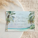 Zoek naar palm trees invitations Strandbruiloft