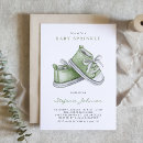 Recherche de chaussures de bébé invitations Aquarelle