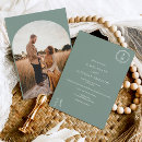 Recherche de classique mariage invitations Monogramme