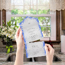 Recherche de bleu royal mariage invitations Argent