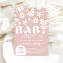 Recherche de daisy baby shower invitations Simple