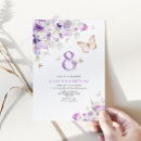 Recherche de lilas invitations Papillon