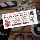 Recherche de billet de cinéma invitations Vintage