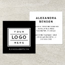 Recherche de société cartes visite Élégant