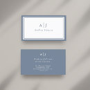Recherche de bleu foncé cartes visite Minimaliste