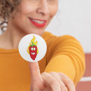 Recherche de flamme rouge autocollants Poivre