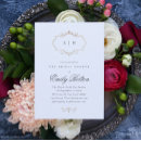 Recherche de monogram bridal shower invitations Bride