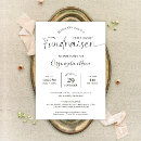 Zoek naar liefdadigheid uitnodigingen Minimalistisch