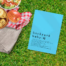 Zoek naar bbq babyshower uitnodigingen Blauw