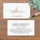 Zoek naar monogrammen visitekaartjes Professioneel