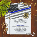 Recherche de fine invitations Drapeau de police