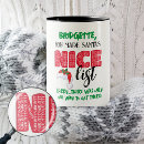 Recherche de naughty list tasses Xmas