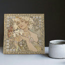 Recherche de alphonse mucha carreaux Vintage