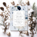 Recherche de winter floral bridal shower invitations Élégant