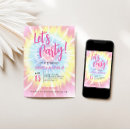 Recherche de tie dye party invitations Enfants
