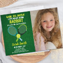 Recherche de tennis invitations À l'anniversaire du tennis