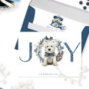 Recherche de caniche blanc vœux cartes Vacances