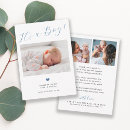 Recherche de naissance de garçon Typographie