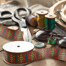 Recherche de motif ethnique rubans Rouge